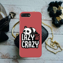 Lazy but crazy Printed Slim Cases and Cover for iPhone 8 Plus