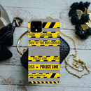 Police line Printed Slim Cases and Cover for Pixel 4