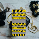 Police line Printed Slim Cases and Cover for iPhone XR