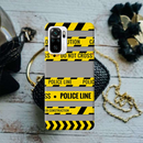 Police line Printed Slim Cases and Cover for Redmi Note 10
