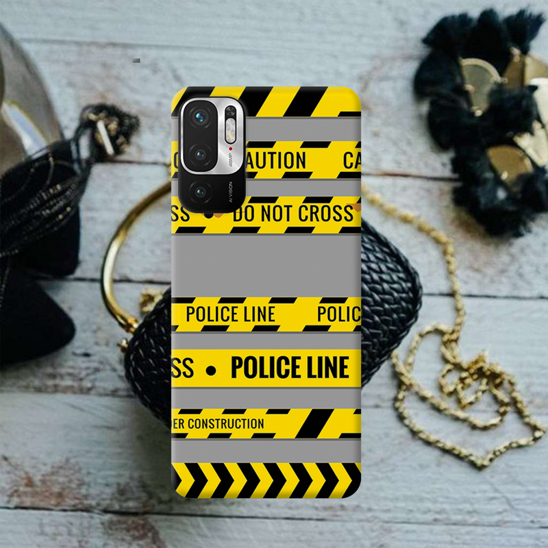 Police line Printed Slim Cases and Cover for Redmi Note 10T
