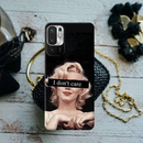 I Don't care Printed Slim Cases and Cover for Redmi Note 10T