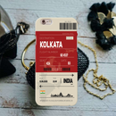 Kolkata ticket Printed Slim Cases and Cover for iPhone 6