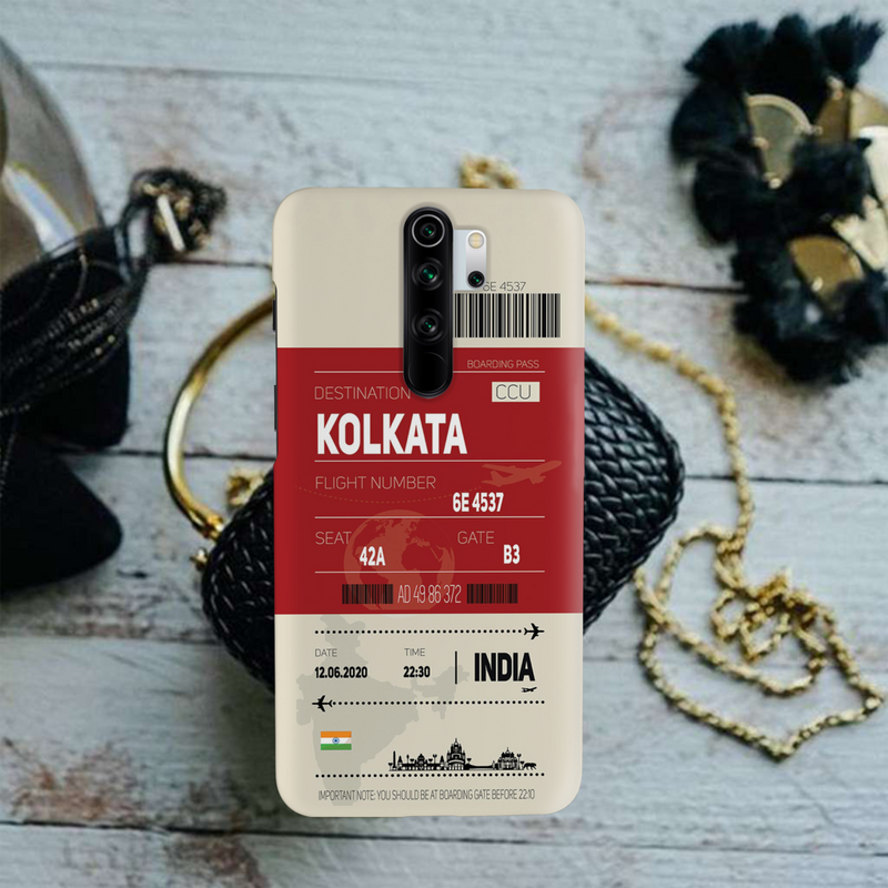 Kolkata ticket Printed Slim Cases and Cover for Redmi Note 8 Pro