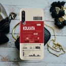 Kolkata ticket Printed Slim Cases and Cover for Redmi A3