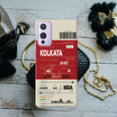 Kolkata ticket Printed Slim Cases and Cover for OnePlus 9