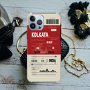 Kolkata ticket Printed Slim Cases and Cover for iPhone 13 Pro Max