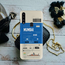 Mumbai ticket Printed Slim Cases and Cover for Galaxy A20S