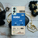 Mumbai ticket Printed Slim Cases and Cover for OnePlus Nord 2