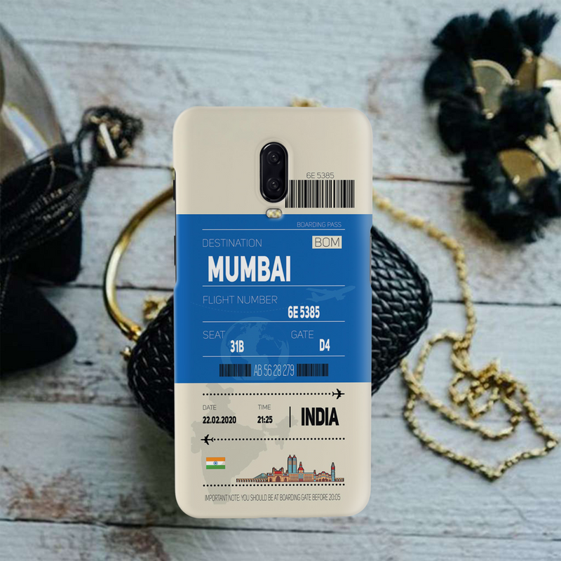 Mumbai ticket Printed Slim Cases and Cover for OnePlus 6T