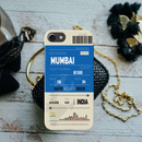 Mumbai ticket Printed Slim Cases and Cover for iPhone 8