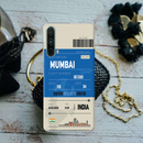 Mumbai ticket Printed Slim Cases and Cover for OnePlus Nord CE 5G