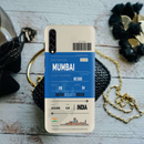 Mumbai ticket Printed Slim Cases and Cover for Galaxy A70