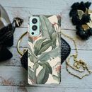 Green Leafs Printed Slim Cases and Cover for OnePlus Nord 2