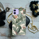 Green Leafs Printed Slim Cases and Cover for iPhone 12 Mini