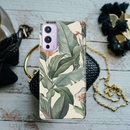 Green Leafs Printed Slim Cases and Cover for OnePlus 9