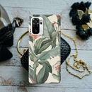 Green Leafs Printed Slim Cases and Cover for Redmi Note 10