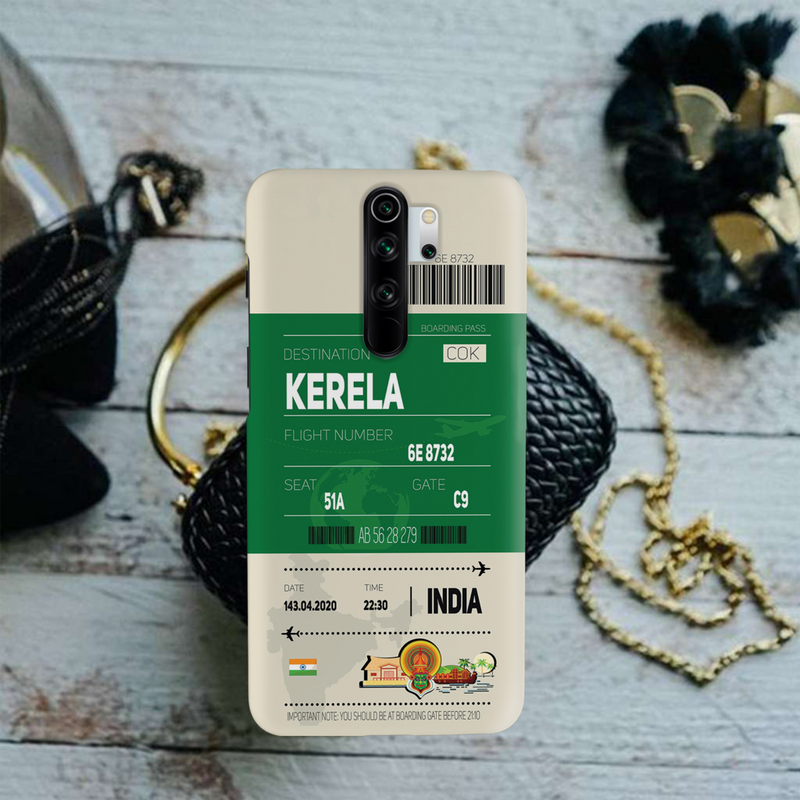 Kerala ticket Printed Slim Cases and Cover for Redmi Note 8 Pro