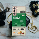 Kerala ticket Printed Slim Cases and Cover for Galaxy S21 Plus