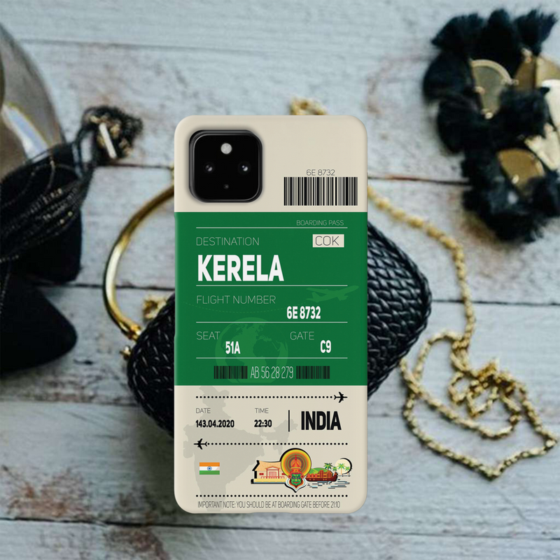 Kerala ticket Printed Slim Cases and Cover for Pixel 4A
