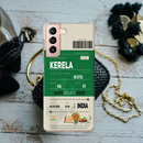 Kerala ticket Printed Slim Cases and Cover for Galaxy S21