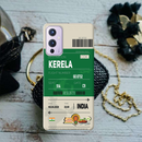 Kerala ticket Printed Slim Cases and Cover for OnePlus 9