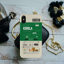 Kerala ticket Printed Slim Cases and Cover for iPhone X