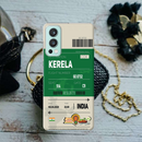 Kerala ticket Printed Slim Cases and Cover for OnePlus Nord 2