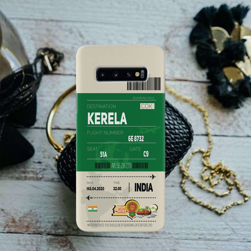 Kerala ticket Printed Slim Cases and Cover for Galaxy S10 Plus