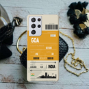 Goa ticket Printed Slim Cases and Cover for Galaxy S21 Ultra