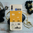 Goa ticket Printed Slim Cases and Cover for Galaxy M30