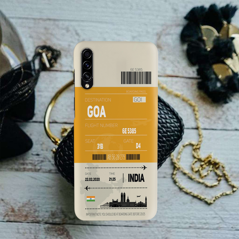 Goa ticket Printed Slim Cases and Cover for Galaxy A50