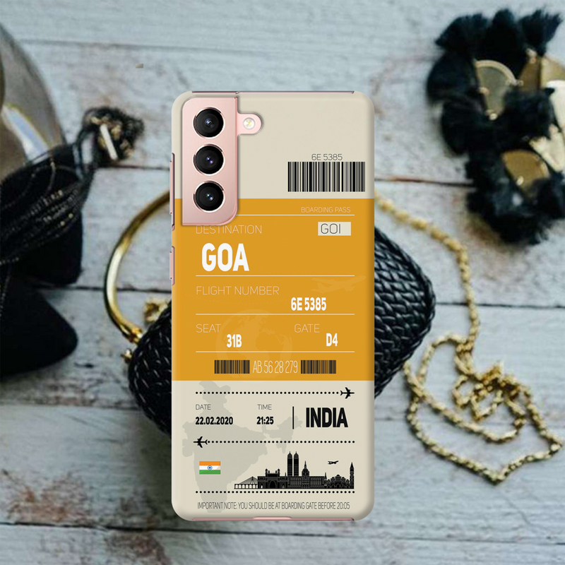 Goa ticket Printed Slim Cases and Cover for Galaxy S21