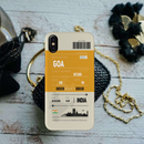 Goa ticket Printed Slim Cases and Cover for iPhone X
