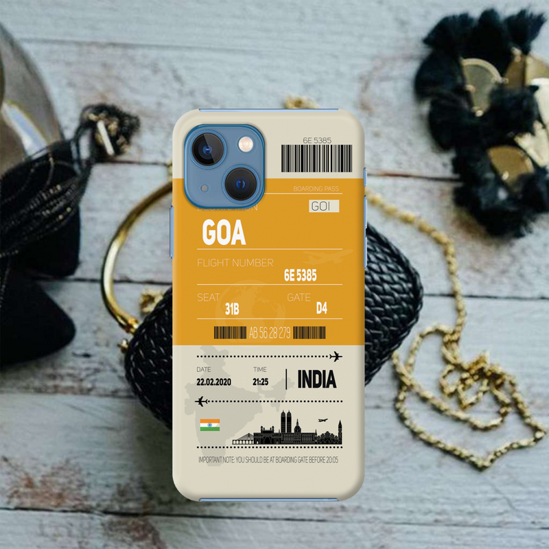 Goa ticket Printed Slim Cases and Cover for iPhone 13 Mini