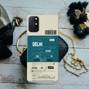 Delhi ticket Printed Slim Cases and Cover for OnePlus 8T