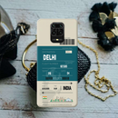 Delhi ticket Printed Slim Cases and Cover for Redmi Note 9 Pro Max
