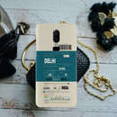 Delhi ticket Printed Slim Cases and Cover for OnePlus 6