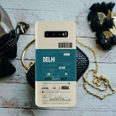 Delhi ticket Printed Slim Cases and Cover for Galaxy S10 Plus