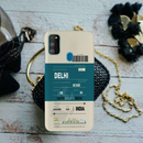 Delhi ticket Printed Slim Cases and Cover for Galaxy M30S
