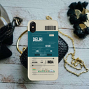Delhi ticket Printed Slim Cases and Cover for iPhone X