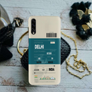Delhi ticket Printed Slim Cases and Cover for Galaxy A70
