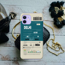 Delhi ticket Printed Slim Cases and Cover for iPhone 12 Mini