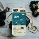 Delhi ticket Printed Slim Cases and Cover for iPhone 7