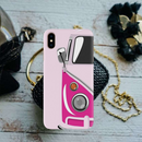Pink Volkswagon Printed Slim Cases and Cover for iPhone XS Max