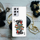 King Card Printed Slim Cases and Cover for Galaxy S21 Ultra