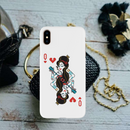 Queen Card Printed Slim Cases and Cover for iPhone XS Max