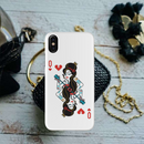Queen Card Printed Slim Cases and Cover for iPhone XS