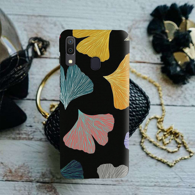 Colorful leafes Printed Slim Cases and Cover for Galaxy A30