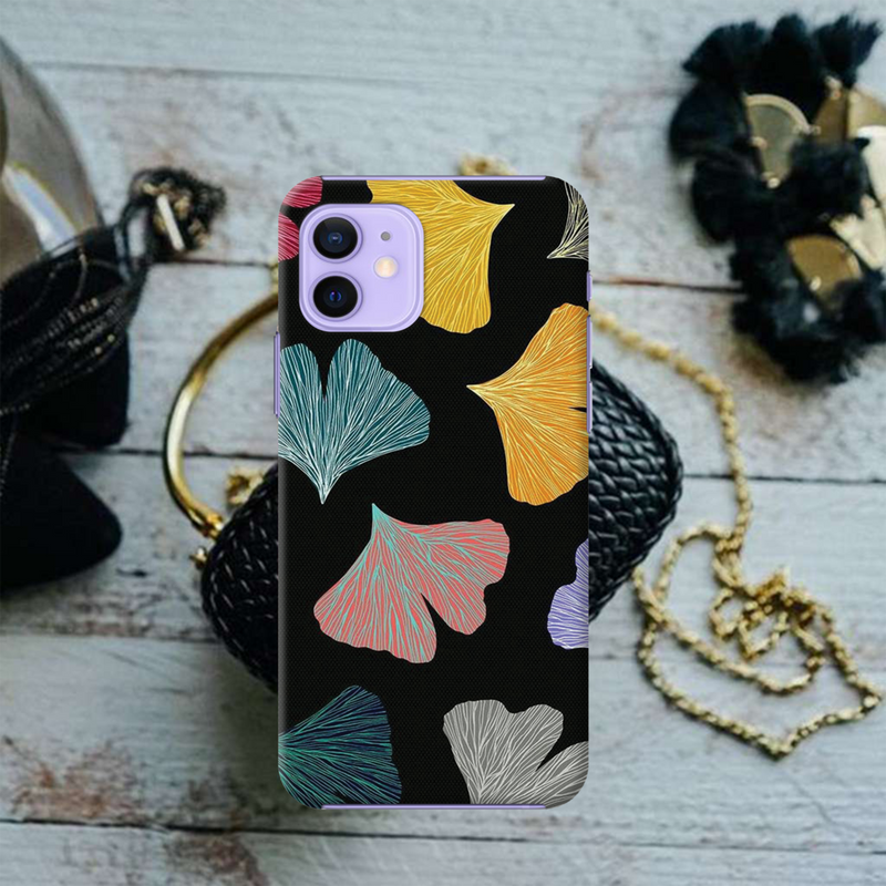 Colorful leafes Printed Slim Cases and Cover for iPhone 12